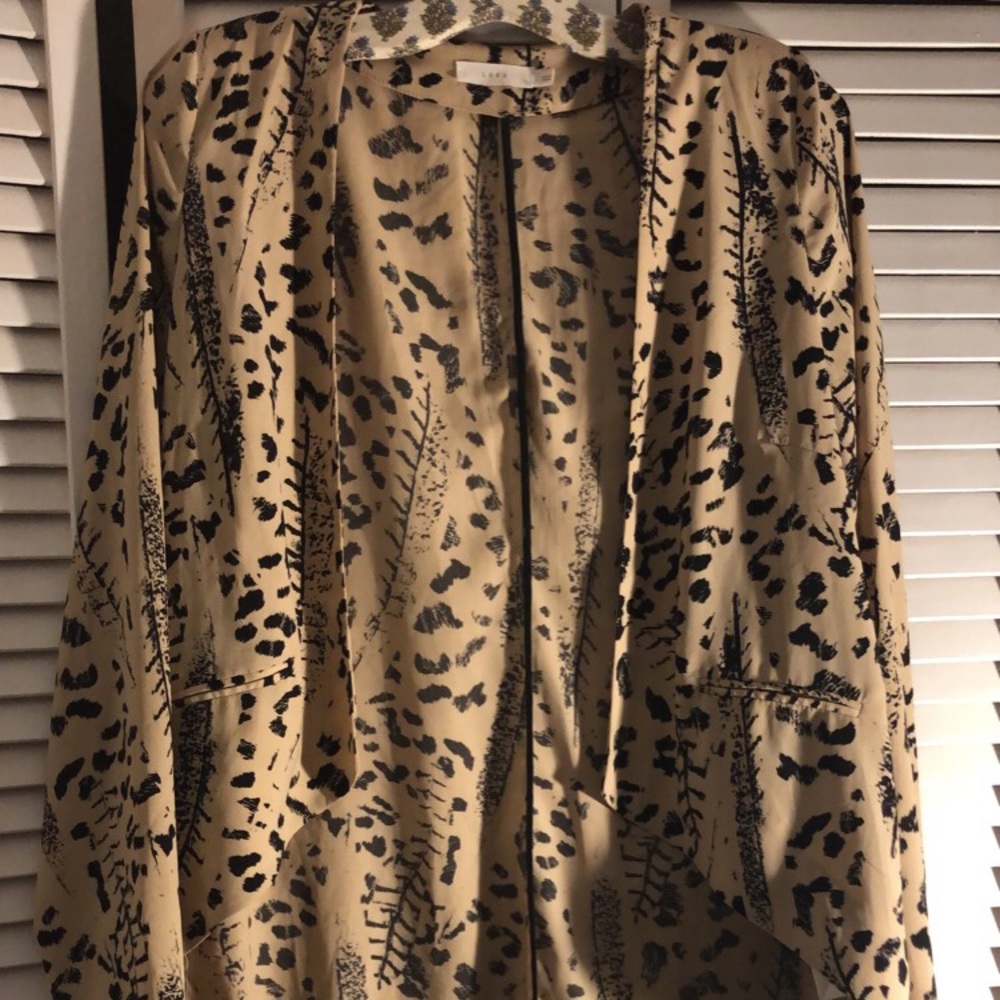 Lush Animal Print Light Blazer